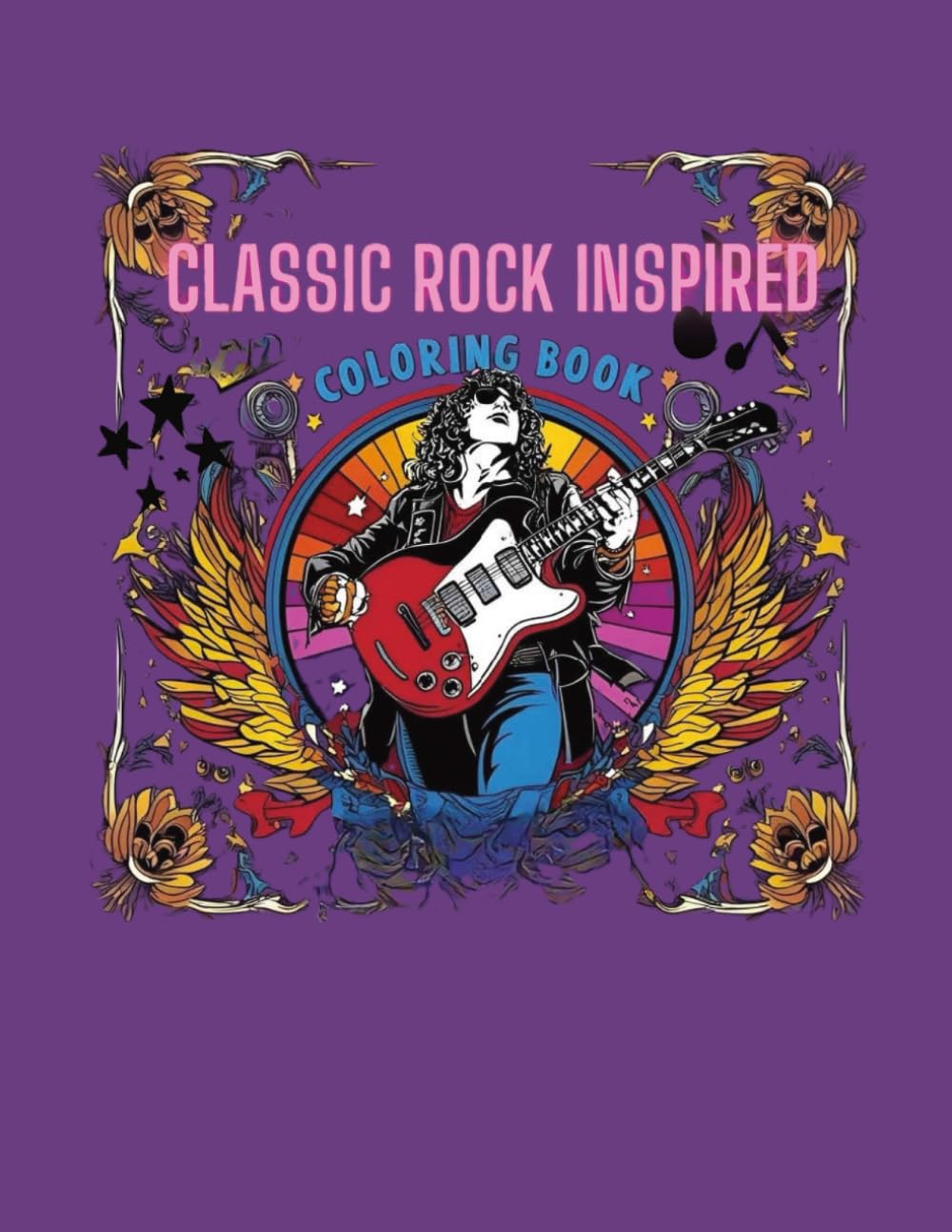 ler totalmente Classic Rock Inspired Coloring Book