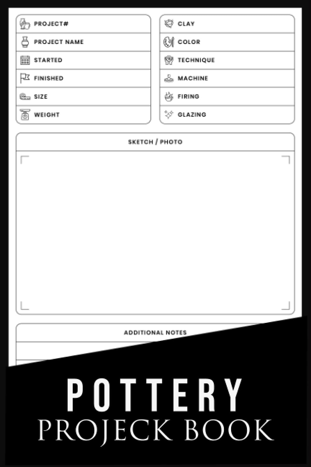 Pottery Project Book: Pottery Project Log Book | Pottery Project Journal Notebook Diary Notepads | Pottery Gifts for Her Him Mom Women Men Husband... 100 Project Pages to Record Your Ceramic Work baixar livro de graça