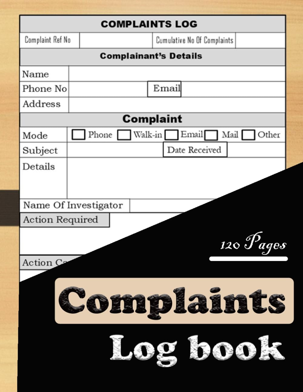 Complaints Log Book: Customer Complaint Tracking Log to Keep and Track Complaint Follow up, Users Information, and Resolution | Ideal for Small Business, Restaurant, Retail and Hotel baixar o livro de graça
