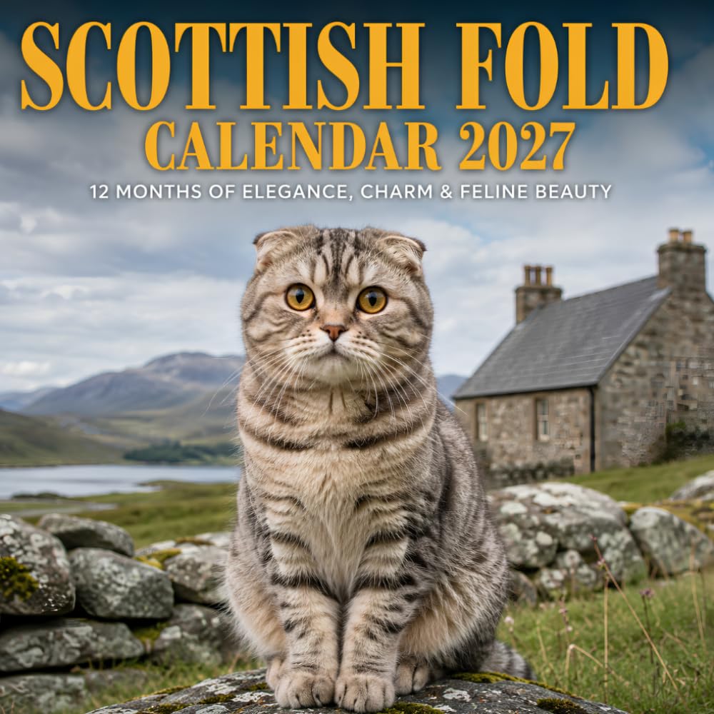 Scottish Fold Calendar 2027: 12 Months of Elegance, Charm & Feline Beauty baixar livro de graça