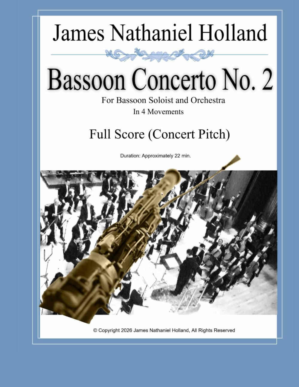 capítulo por capítulo baixar Bassoon Concerto No. 2 for Bassoon Soloist and Orchestra in 4 Movements: Full Score