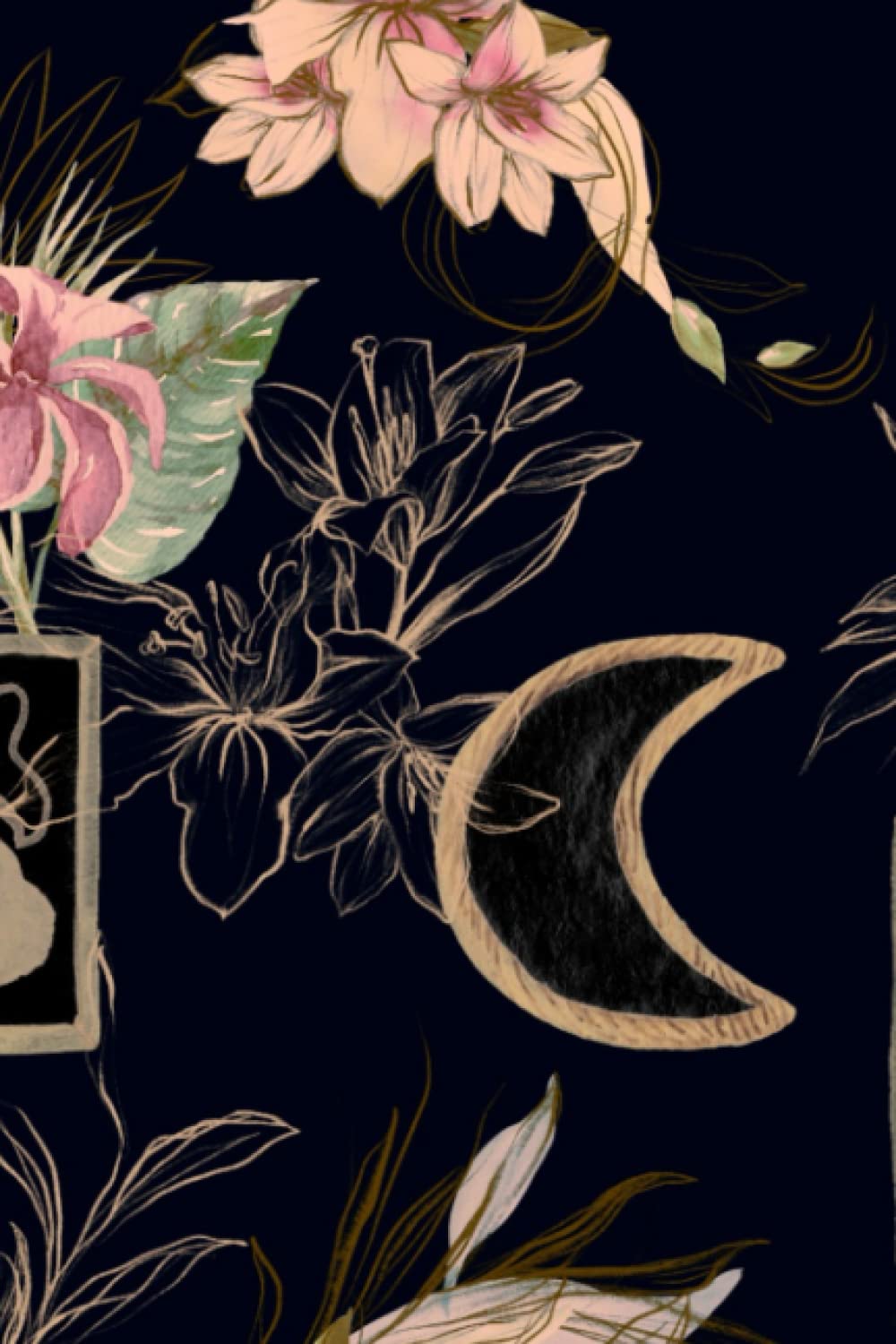 ler totalmente Celestial Floral Moon Journal Notebook, Blank Lined Daily Diary with 120 Pages (Belle Bax Journals & Notebooks)