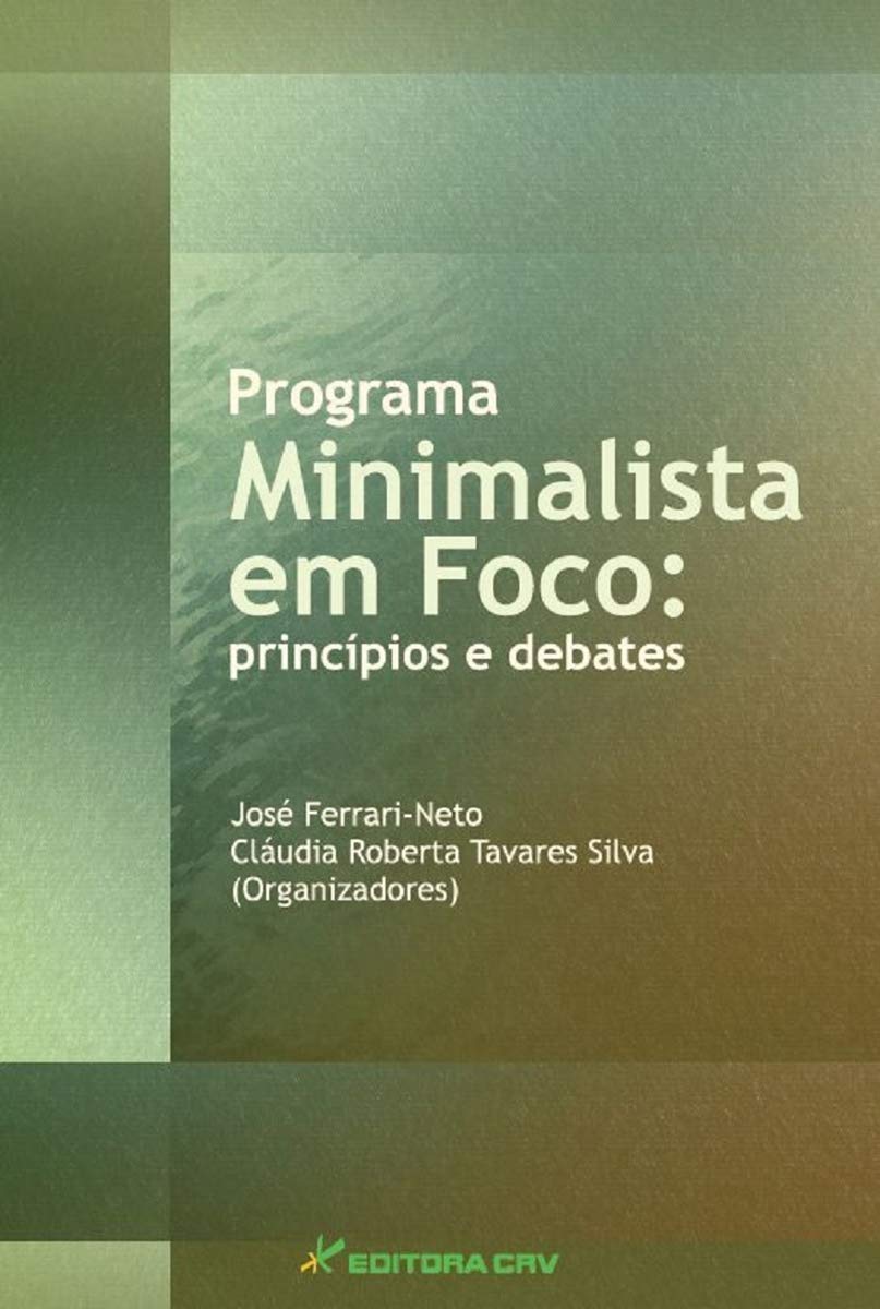 Programa minimalista em foco: princípios e debates baixar o livro de graça
