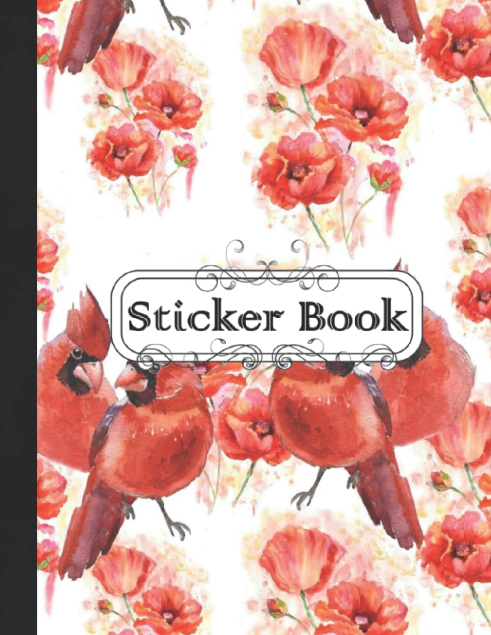 Sticker Book: Blank Sticker Album, Cardinal bird Sticker Collecting Book for Kids, Cute Blank Notebook for Sticker Collection, 8.5x11 baixar o livro de graça