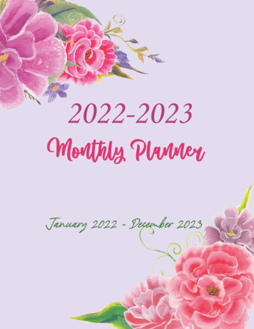 ler totalmente 2022-2023 Monthly Planner: Large Two Year Planner January 2022 to December 2023, 8.5" x 11". 24 Months Calendar and Appointments book 2022-2023 Journal.