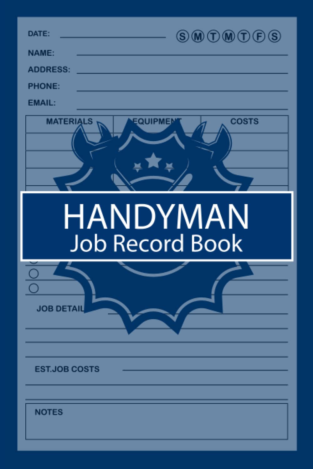 ler totalmente Handyman Job Record Book: Tradesman contract client log and record book, Job Details Log Book for Self-Employed, Handyman Services,..... hours worked, and material costs.