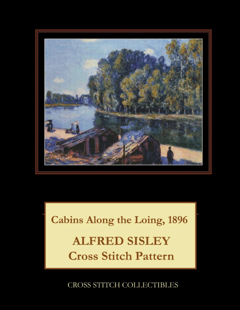 capítulo por capítulo baixar Cabins Along the Loing, 1896: Alfred Sisley Cross Stitch Pattern
