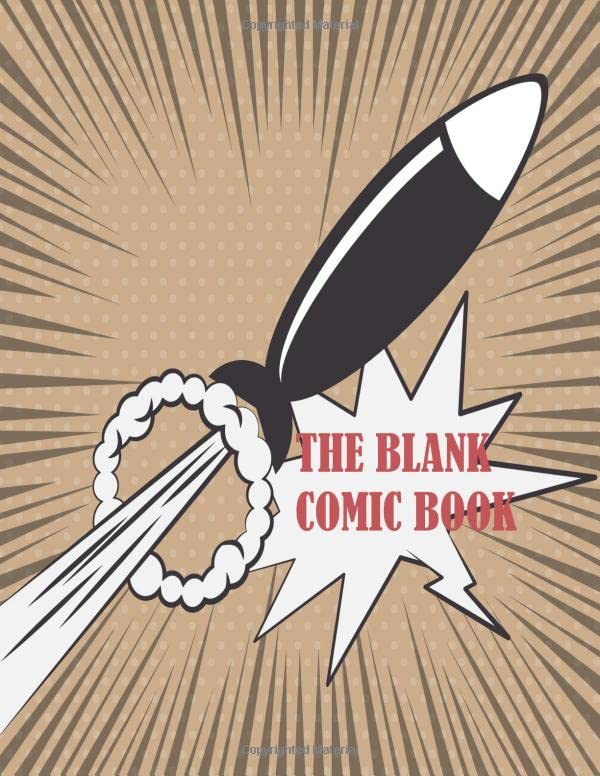 ler totalmente The Blank Comic Book Notebook: A Large 8.5" x 11" Notebook and Sketchbook for Kids and Adults to Unleash Creativity- Variety of Templates - More than 100 Blank Pages For Comic Book Drawing