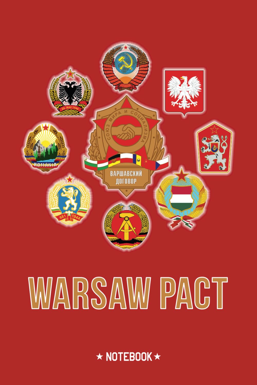 capítulo por capítulo baixar The Warsaw Pact Notebook: Journal, Lined College Ruled Paper, Planner, Diary, Matte Finish Cover, 6x9, 110 Pages