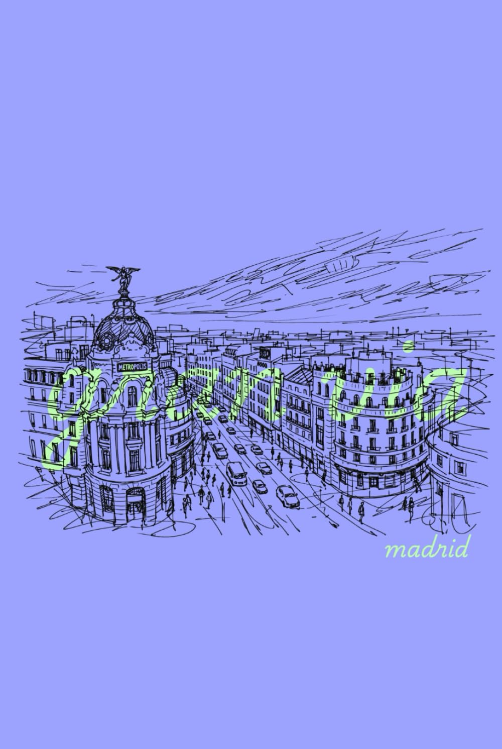 Sketchbook Profesional – Cuaderno de Bocetos & Ideas Creativas (6×9 pulgadas A5, Tapa Dura, 300 páginas): Bullet Journal creativo morado lila lavanda... en la Ciudad de Madrid (Spanish Edition) baixar o livro de graça