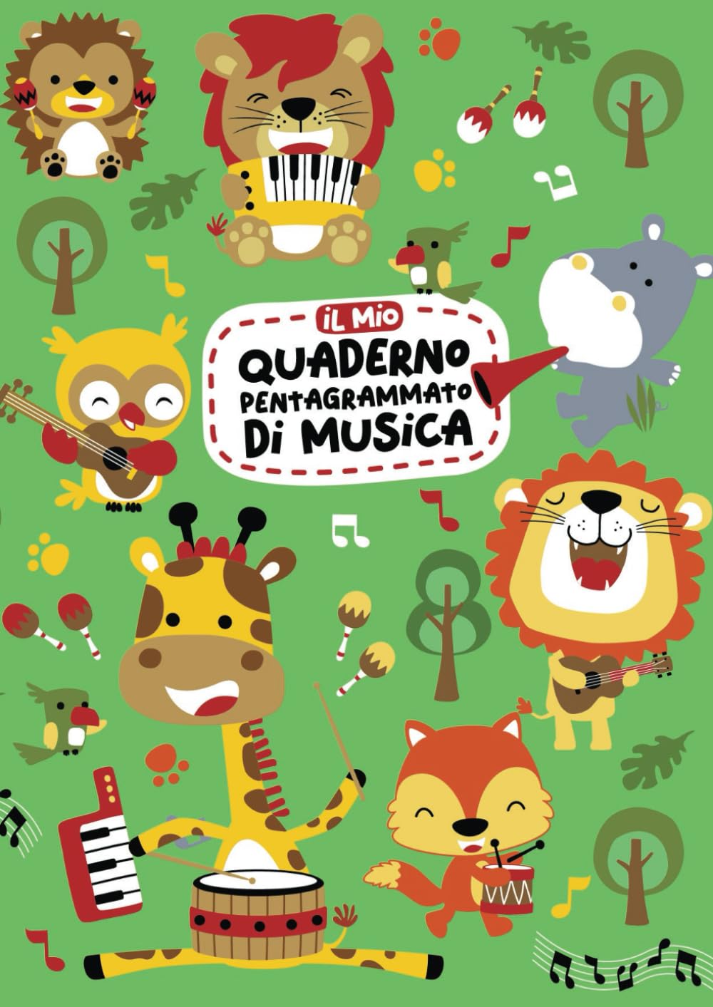 capítulo por capítulo baixar Il Mio Quaderno di Musica Pentagrammato | Formato A4 con Spazi Larghi | Perfetto per Bambini e Principianti: Contiene 6 Pentagrammi per Pagina |... su 40 Strumenti Musicali (Italian Edition)