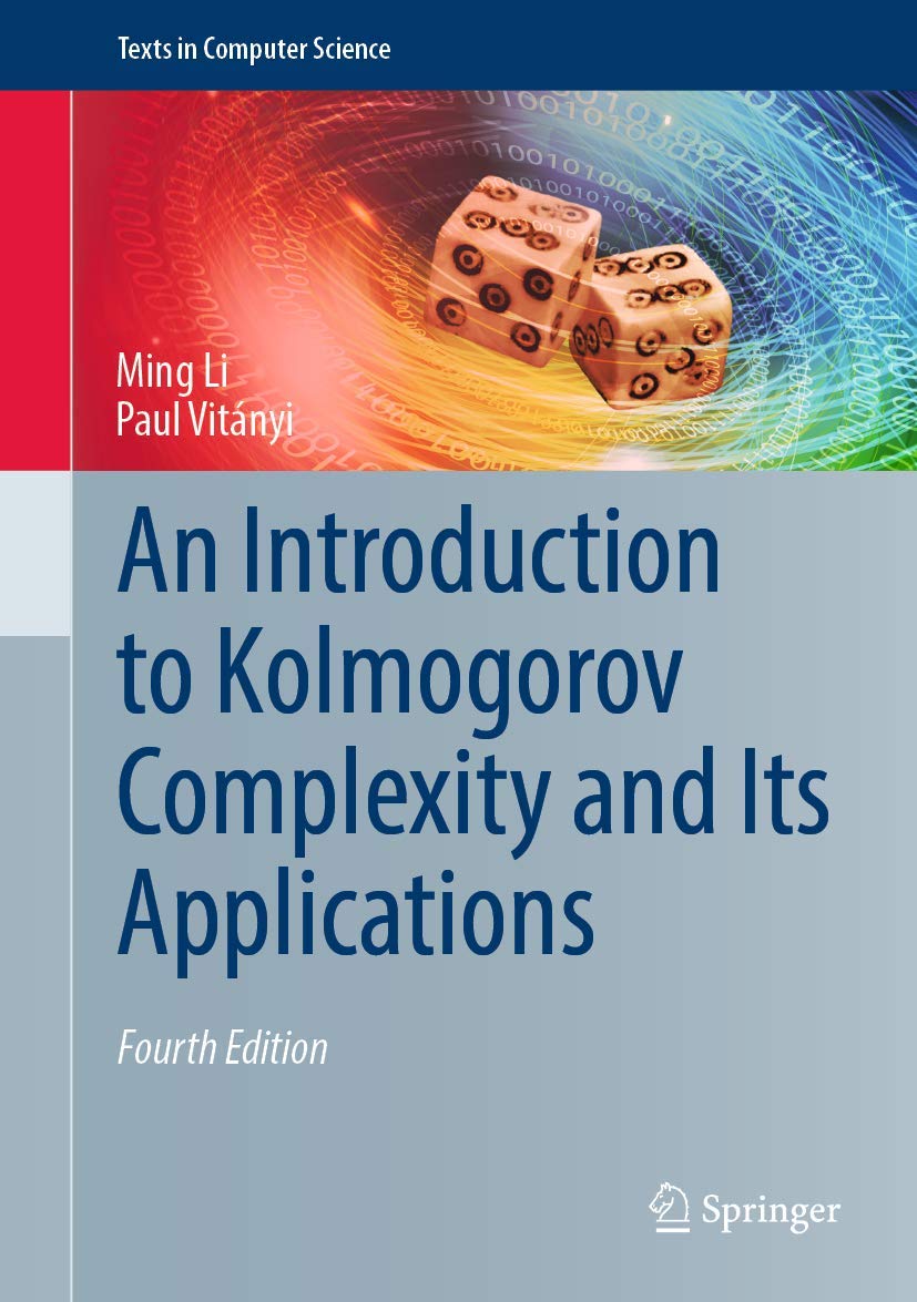An Introduction to Kolmogorov Complexity and Its Applications baixar o livro de graça
