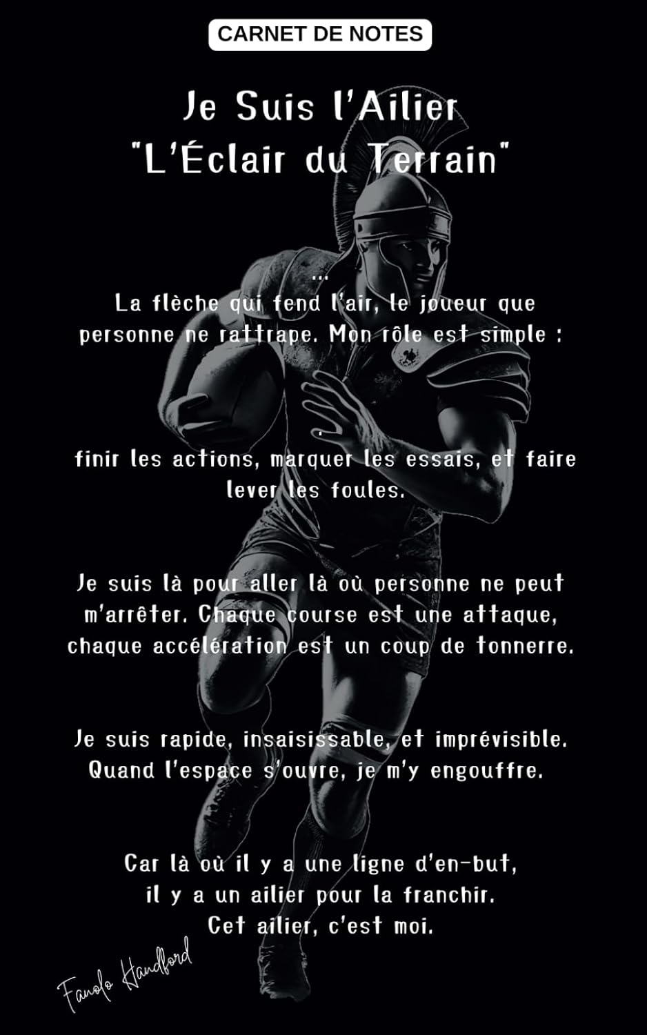 capítulo por capítulo baixar "Rugby l'ailier: Carnet de Notes pour Joueurs et Passionnés": "Un espace créatif pour noter vos stratégies, pensées et rêves liés au rugby et au quotidien." (French Edition)
