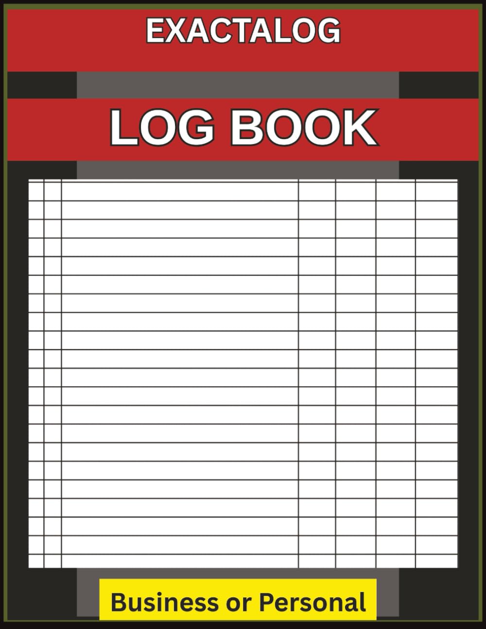 ler totalmente Log Book: Large Multipurpose Daily Activity Book, Time Log, Equipment, Income and Expense, Mileage and Orders, Debit and Credit. 7 Columns.