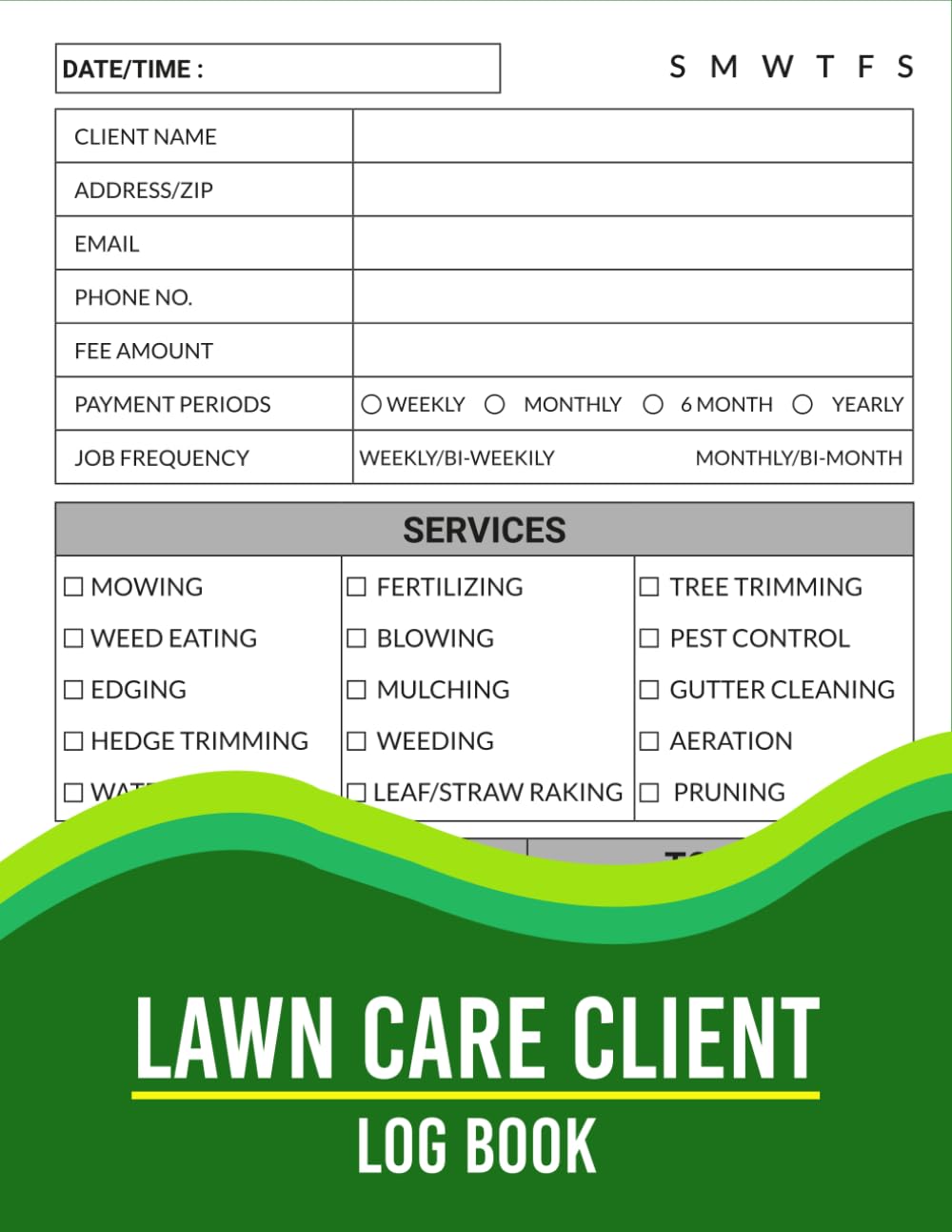 Lawn care client Log book: All in one Logbook For Landscape Business, Keep Record of Your Client's Information Easily, landscape maintenance book,Lawn Mowing and Landscape Appointment Logbook baixar livro de graça