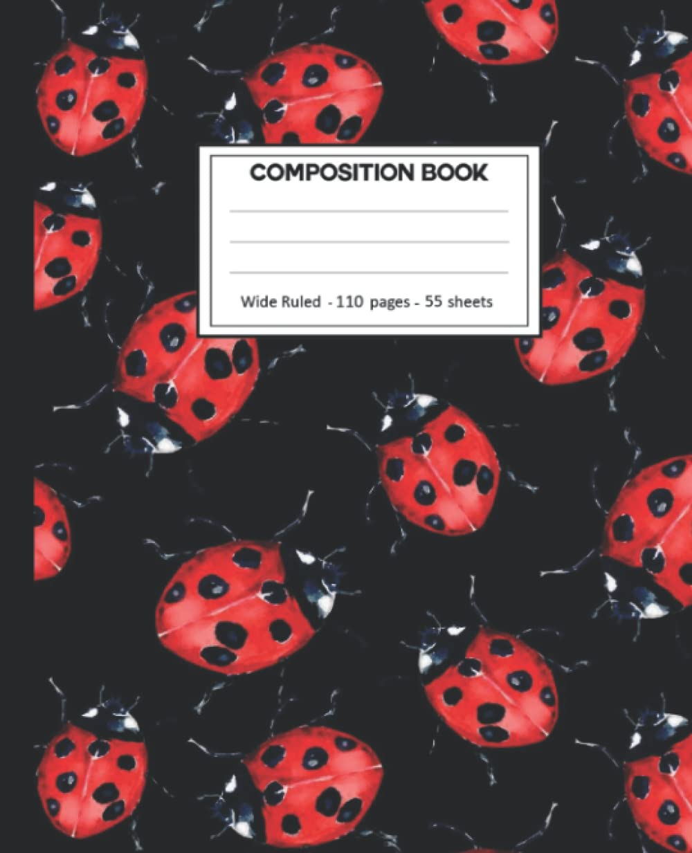 capítulo por capítulo baixar Composition Notebook: College Ruled: 110+ Lined Pages Writing Journal: Ladybird on White.