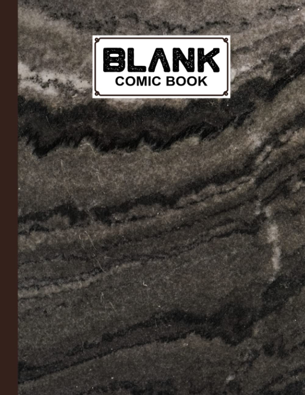 ler totalmente Blank Comic Book: Brown Marble Cover, Create Your Own Story, Journal, Notebook, Sketchbook for Kids and Adults, 120 Pages - Size 8.5" x 11" Notebook by Georg Sauer