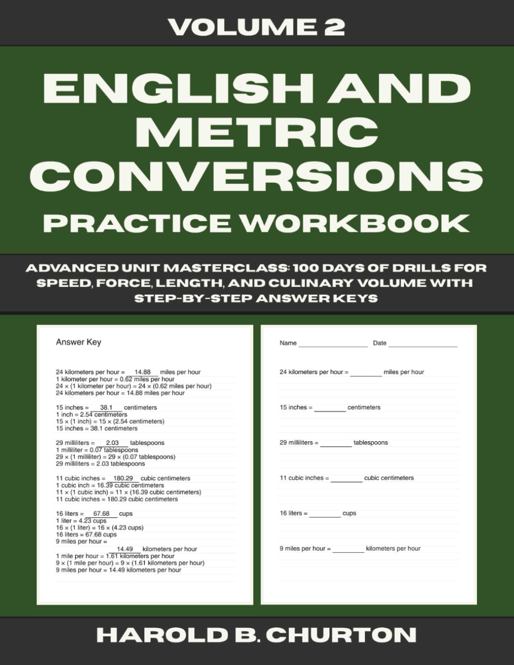 English and Metric Conversions Practice Workbook: Advanced Unit Masterclass - 100 Days of Drills for Speed, Force, Length, and Culinary Volume with Step by Step Answer Keys baixar o livro de graça