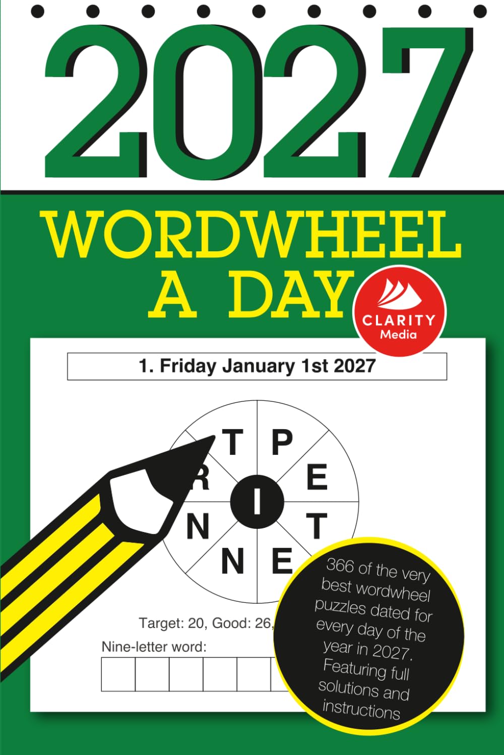 Wordwheel a Day 2027: 366 fantastic word wheel puzzles for you to enjoy in 2027 baixar livro de graça
