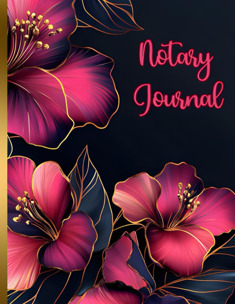 capítulo por capítulo baixar NOTARY JOURNAL: Notary Public Log Book for Signing Agents to Record Notarial Acts - Over 200 Records - Pink Hibiscus Floral Design