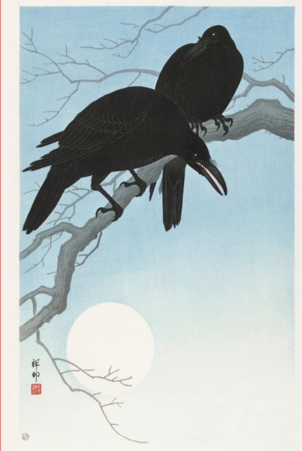 Crows on a Winter Night Journal: Hardcover with Vintage Japanese Woodblock Art by Ohara Koson [6 x 9 | 160pp] baixar o livro de graça