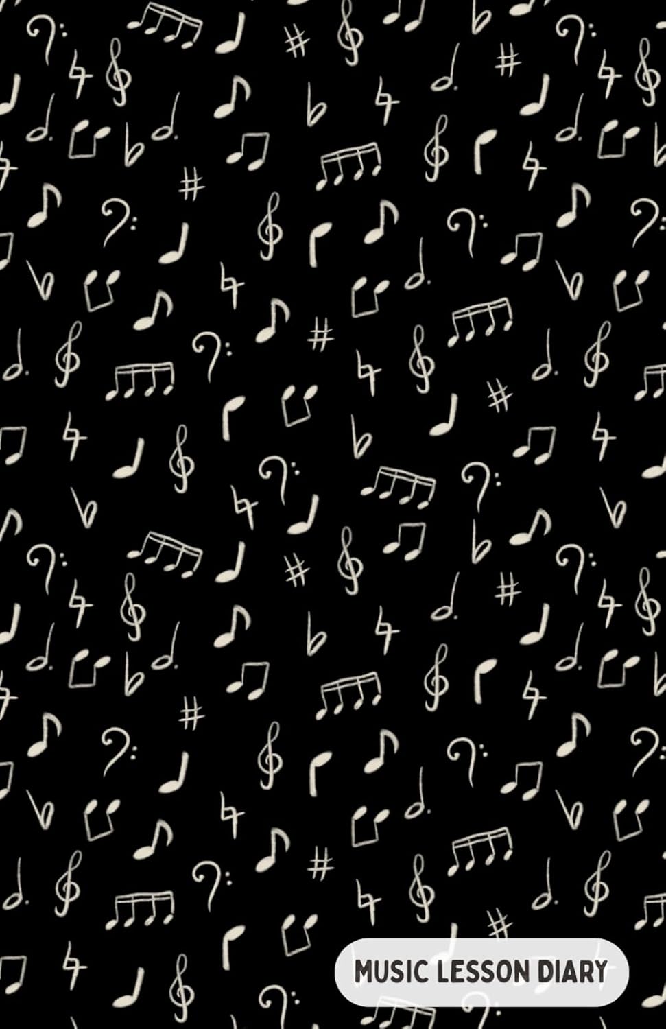 ler totalmente Music Lesson Diary: 52-Week Double Page Spread Music Lesson Log for Music Students and Teachers
