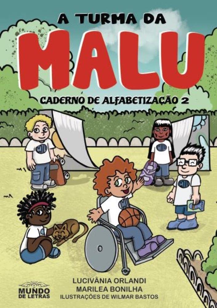 ler totalmente Caderno de Alfabetização 2 A Turma da Malu - Livro Físico