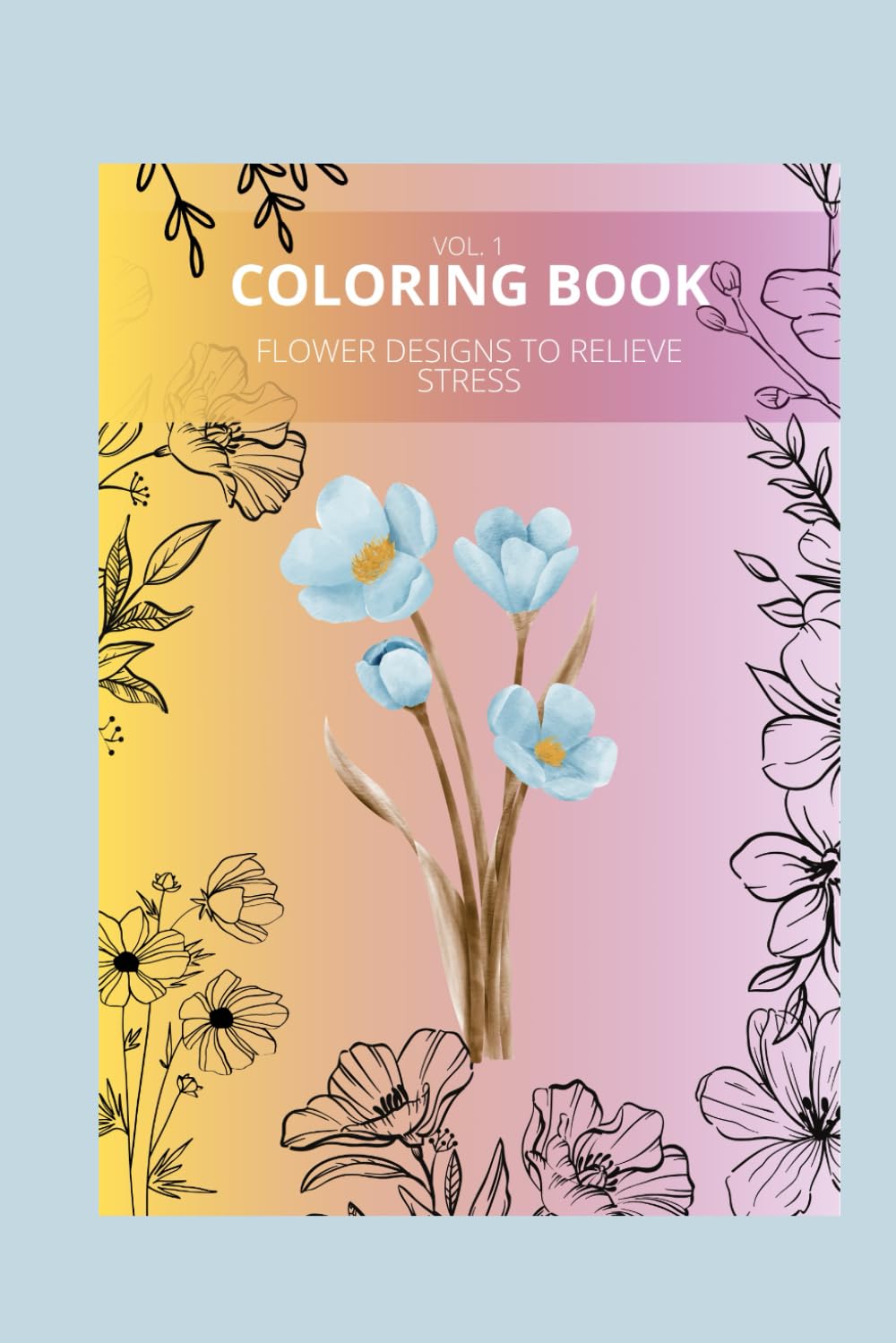 capítulo por capítulo baixar FLOWER - COLORING BOOK: FLOWER DESIGNS TO RELIEVE STRESS (Portuguese Edition)