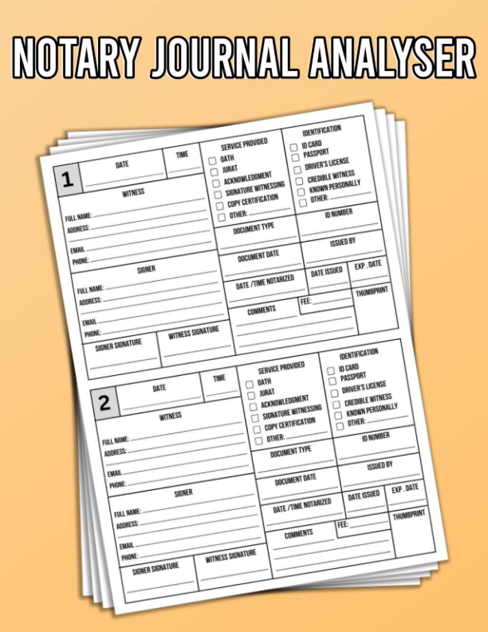 Notary Journal Analyser: A Professional and Comprehensive Notary Public Record Book - Capture and Preserve Notarial Acts - Designed for Women Notaries baixar livro de graça
