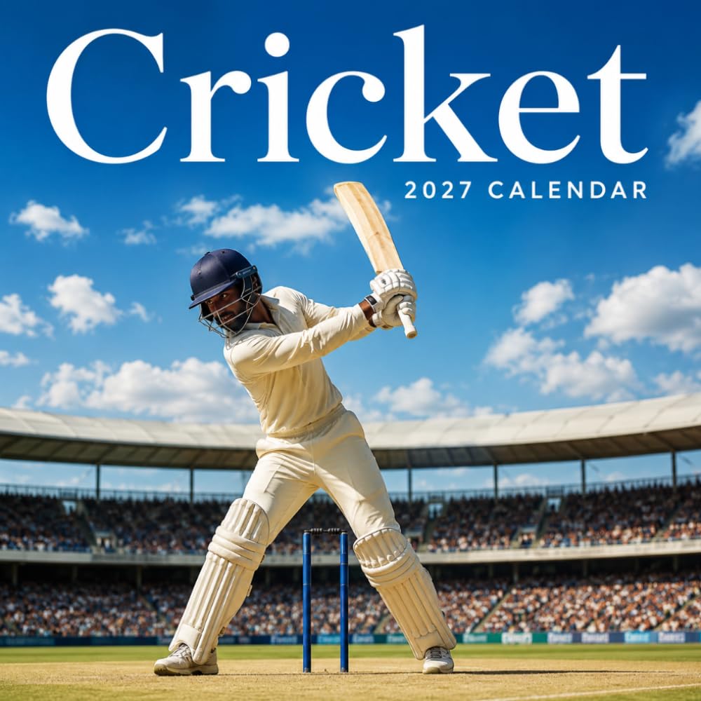 Cricket Calendar 2027: Bat and Ball Sports Photography baixar o livro de graça