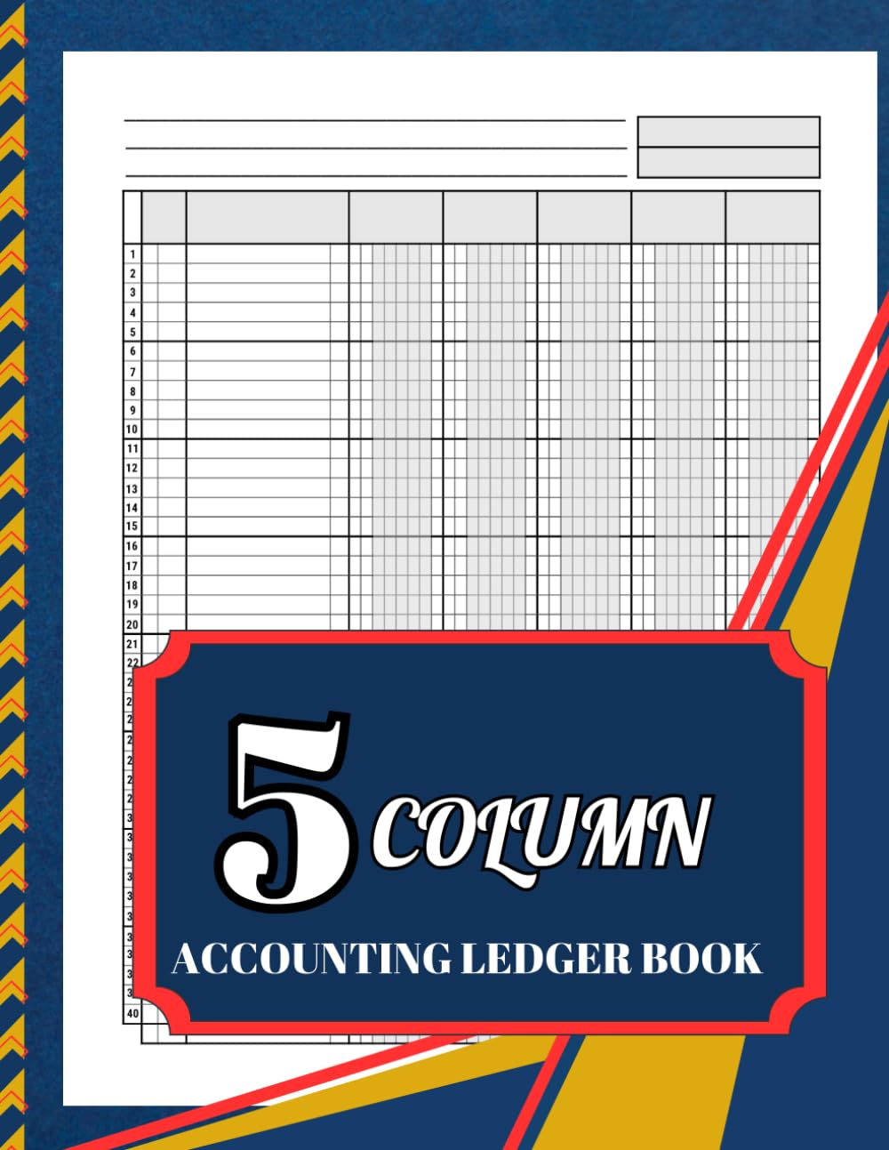 ler totalmente 5 Column Accounting Ledger Book: General Ledger Accounting Book / Personal Finance and Bookkeeping / 8.5 x 11 inches 120 pages / Columnar Pad 5 Column... Businesses, and Financial Enthusiasts)