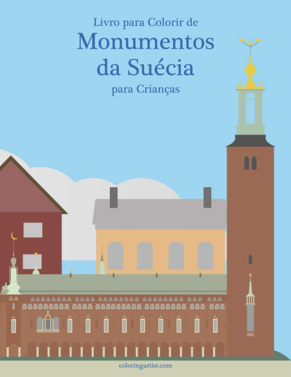 capítulo por capítulo baixar Livro para Colorir de Monumentos da Suécia para Crianças