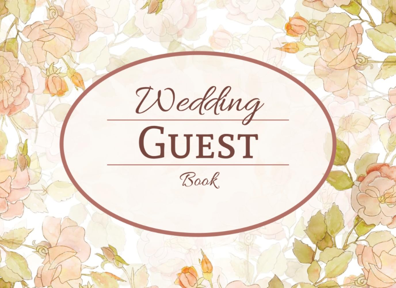 ler totalmente Wedding Guest Book: Gender-Neutral Sign In Book for Weddings & Celebrations | 8.25 x 6 Inch Paperback Keepsake with 125 Lined Pages for Messages & Well Wishes from Guests