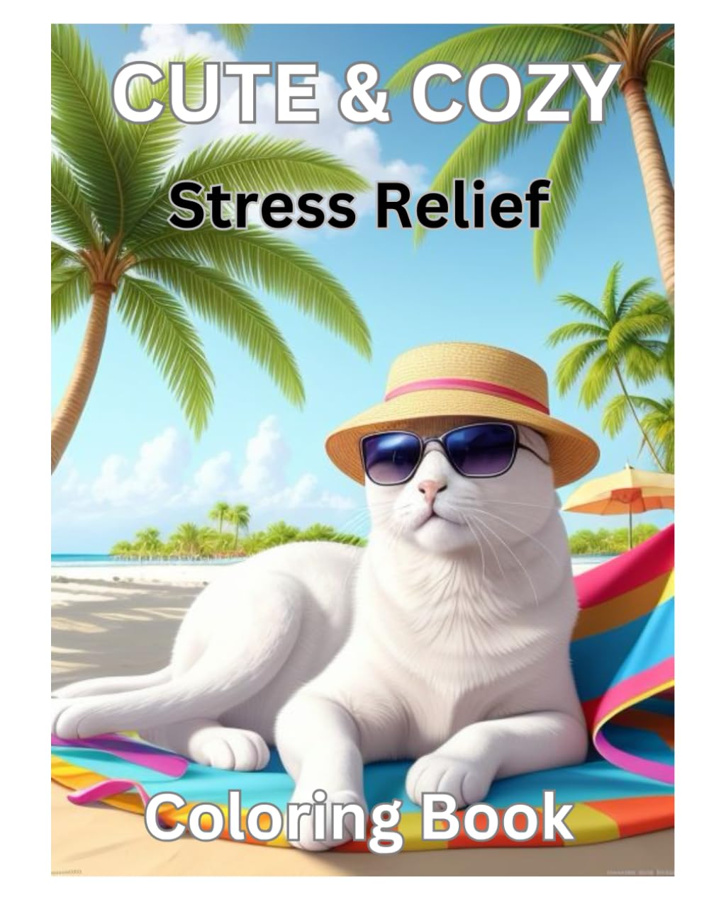 ler totalmente Cute and Cozy: Coloring Books for Adults and Teens, Stress Relief for Adult, Cute Furry Animal Coloring Book