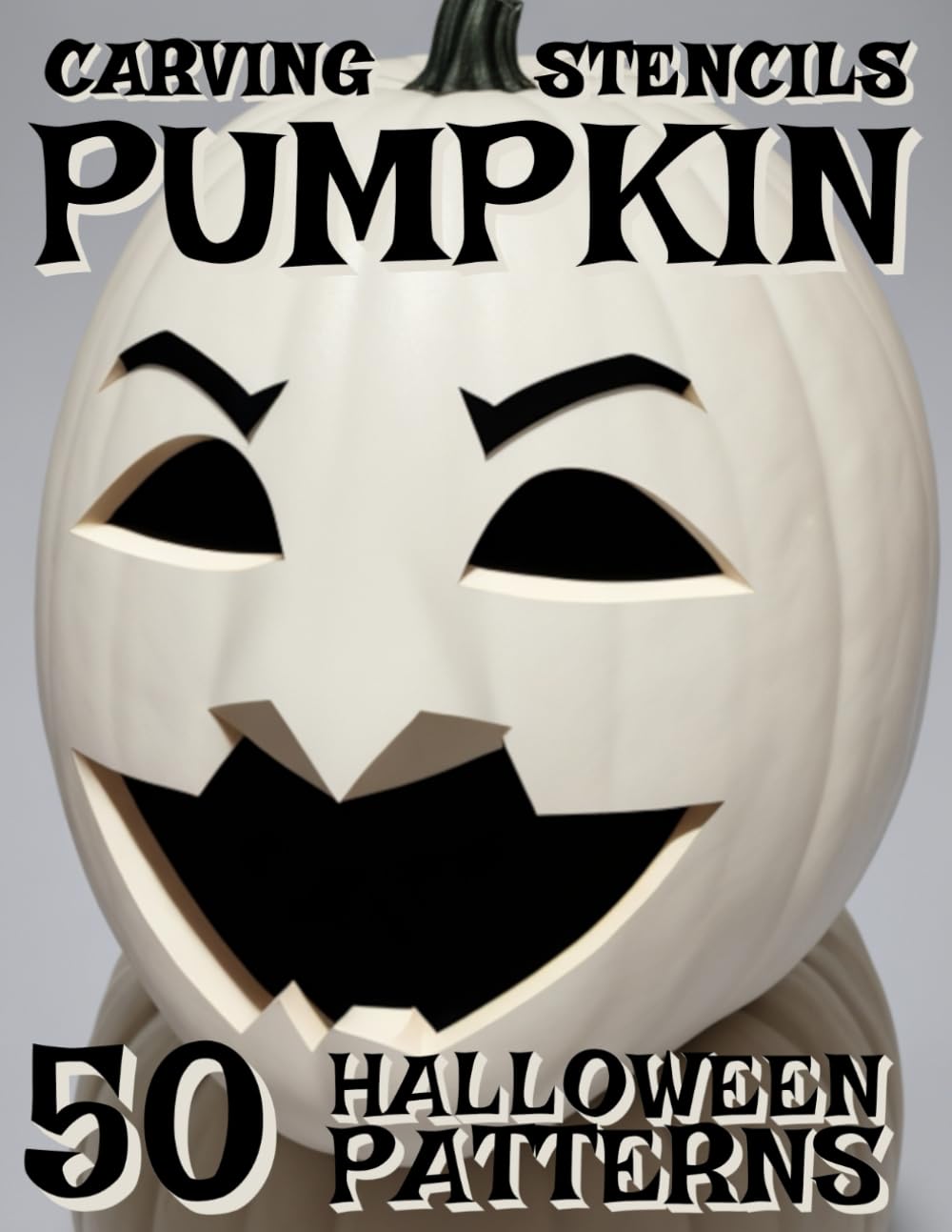 PUMPKIN CARVING STENCILS: 50 Halloween Patterns For Stenciling & Hand Tools Nature Crafts for Kids and Adults baixar livro de graça
