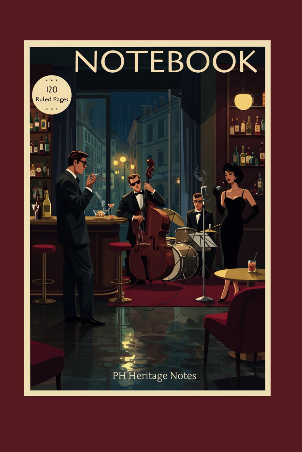 ler totalmente Notebook: Vintage & Retro Journal, Timeless Design - Classic Diary: Your Inspiring Daily Companion and the Perfect Gift for Friends and Family, 120 Pages, 6" x 9"