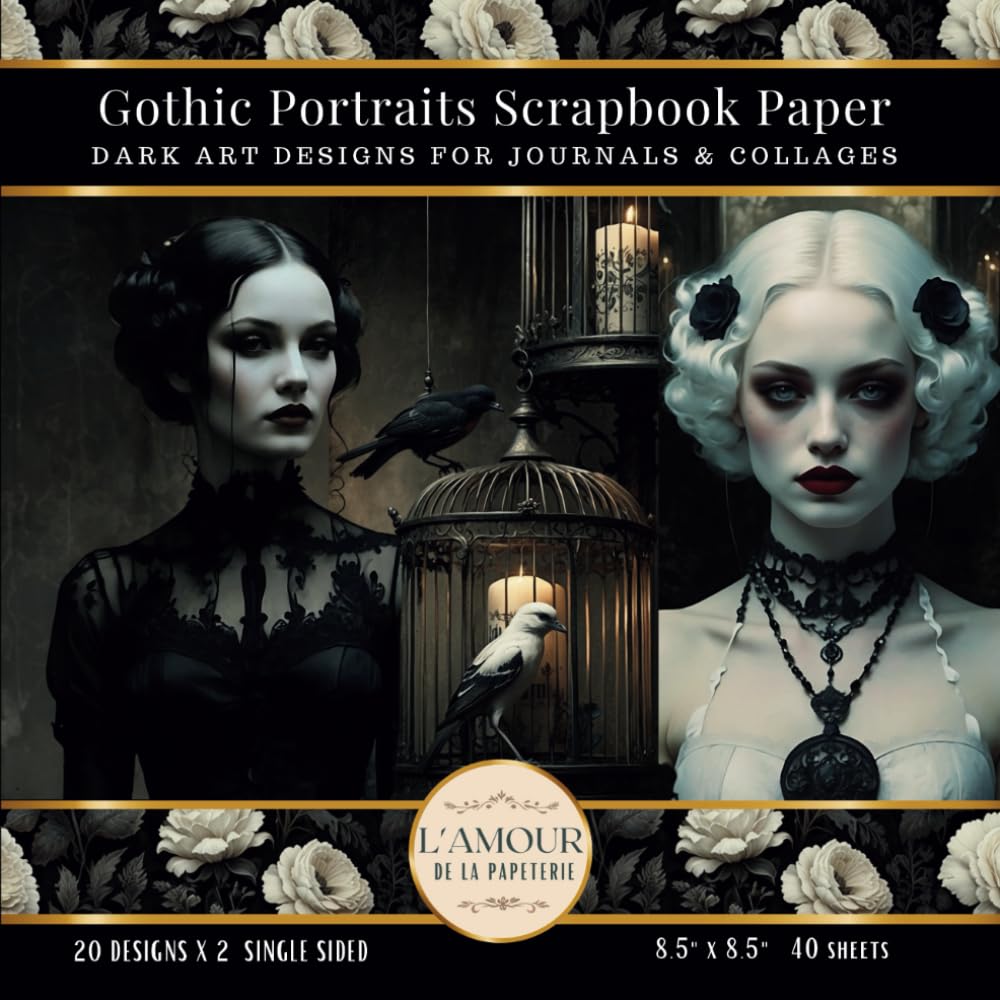 capítulo por capítulo baixar Gothic Portraits Scrapbook Paper: Dark Art Designs For Journals & Collages