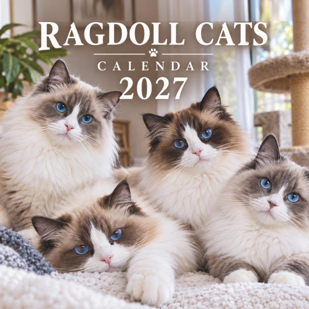 ler totalmente Ragdoll Cats Calendar 2027: A Year of Gentle Felines, Fluffy Beauty, and Charming Personalities