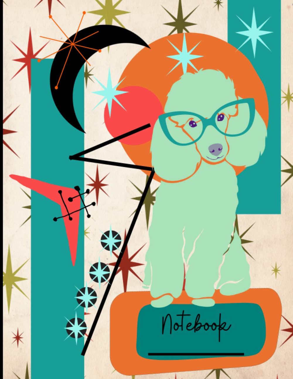 Atomic Poodle Notebook: Midcentury Modern Art Inspired Journal for School, for University, for Epic Notetakers and Steller Scholars baixar livro de graça