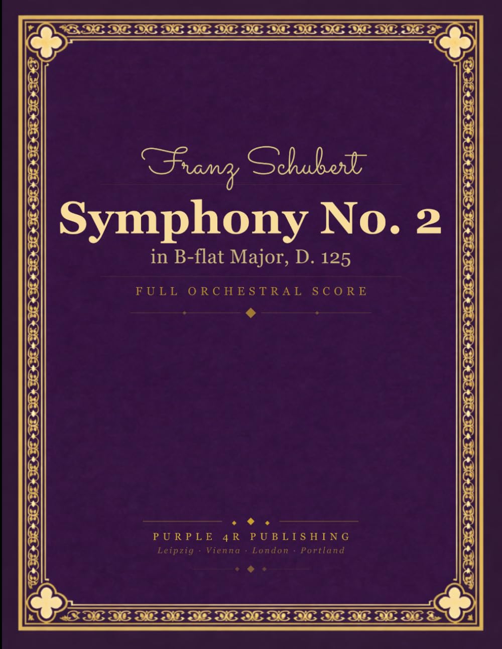 capítulo por capítulo baixar Schubert: Symphony No. 2 in B-flat Major, D. 125 - Full Orchestral Score
