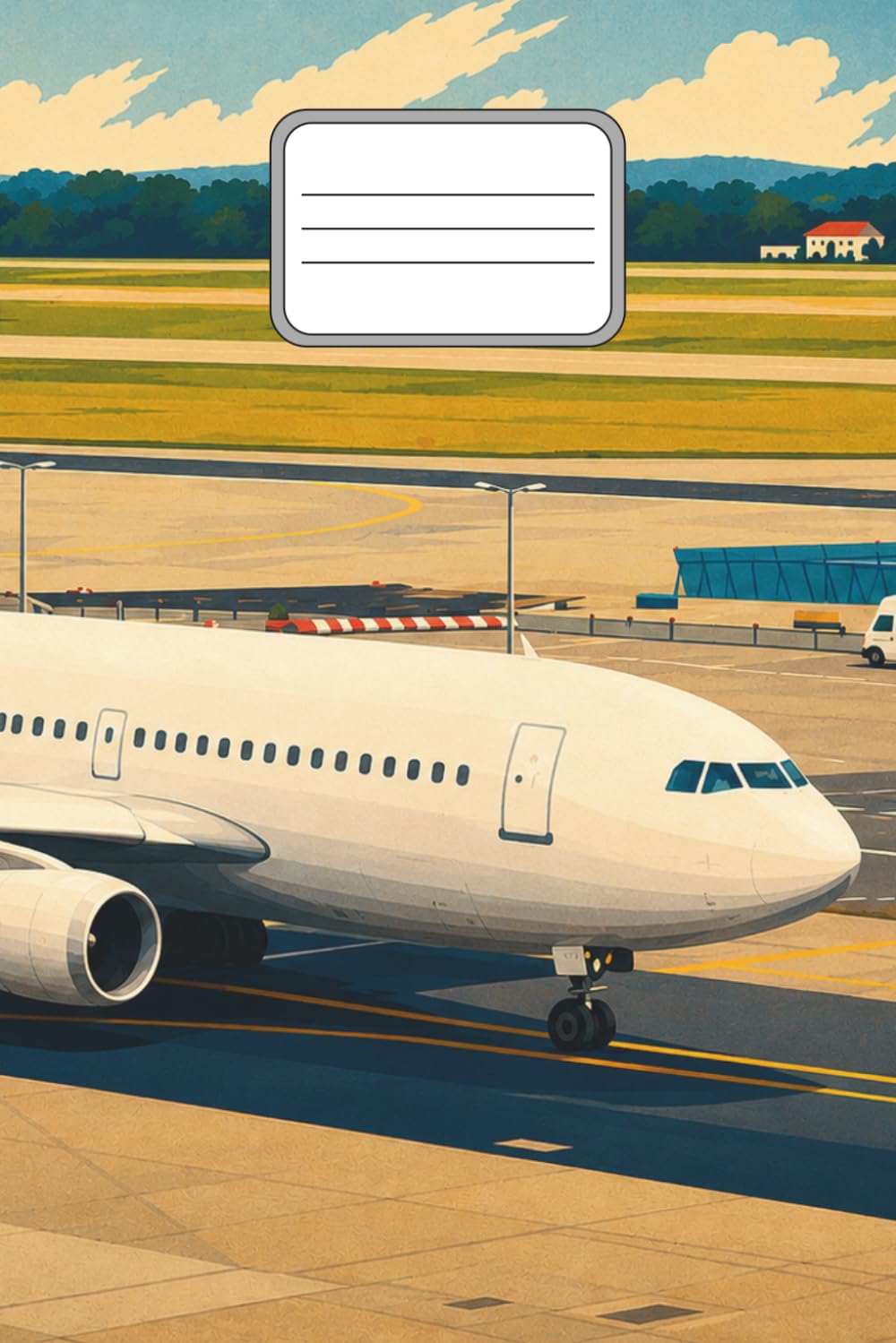 ler totalmente Airport Operations Notebook for Aviation Lovers: Illustrated Ramp and Tarmac Scene Cover, 120 Lined Pages, 6x9 - Gift for Ground Crew, Ramp Agents, Airport Staff, and enthusiasts