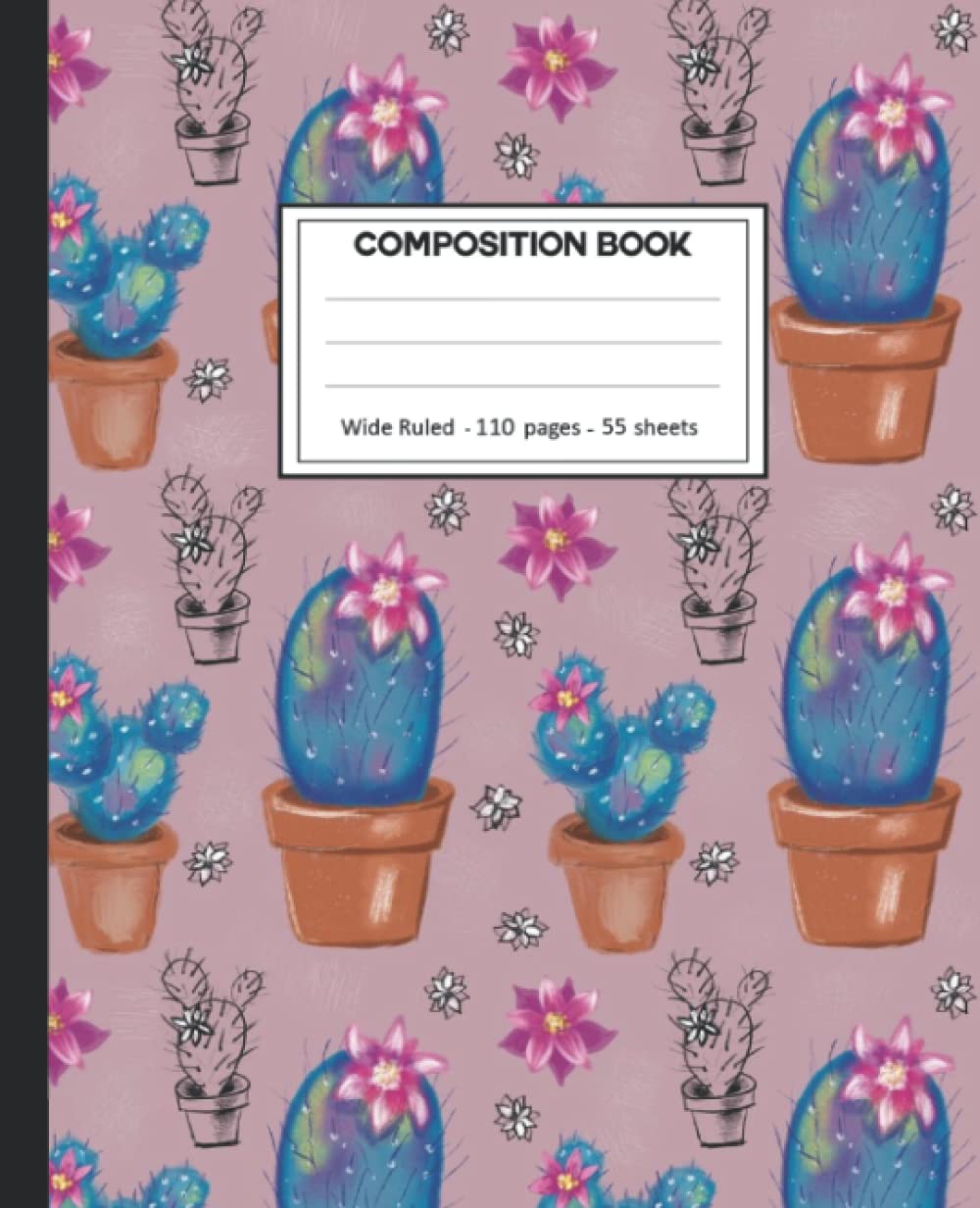 Composition Notebook: Composition Notebook with Cactuses for School. baixar o livro de graça
