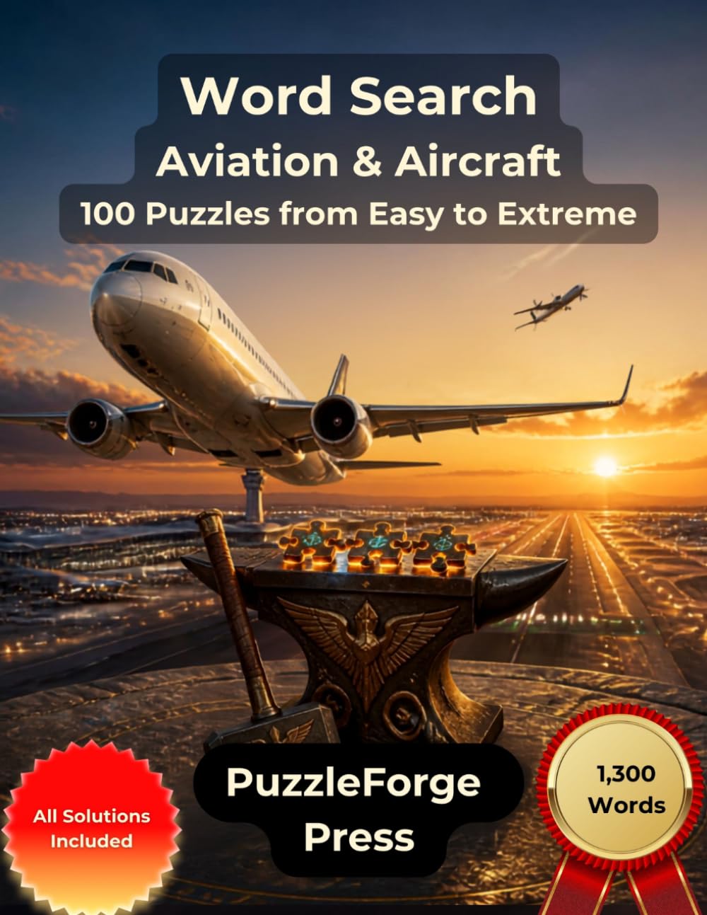 Word Search - Aviation and Aircraft: Large Print for Adults & Seniors | 100 Puzzles Easy to Extreme | 1,300 Words | 1 Puzzle per Page | Answers Included | For Aviation Enthusiasts baixar o livro de graça