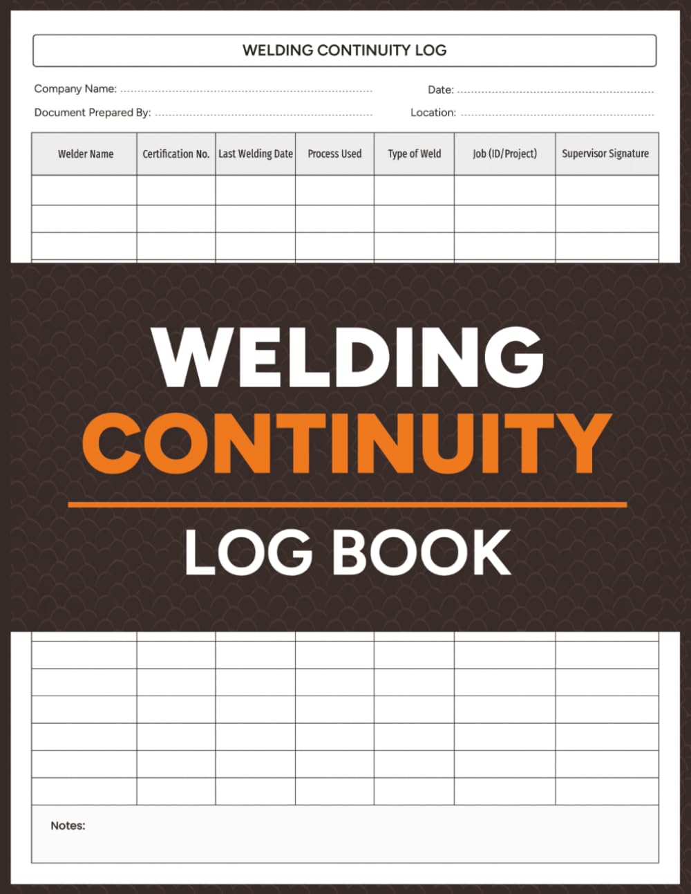 Welding Continuity Log Book: Certification Record for Qualified Welders baixar livro de graça