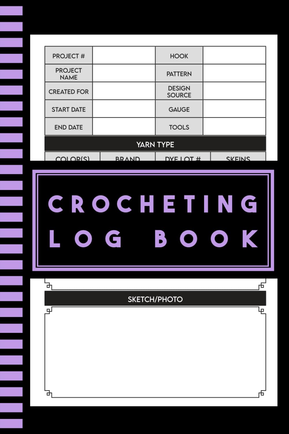 ler totalmente Crocheting Log Book: A Complete Project Tracker to Record Patterns, Yarns, Tools, and Finished Creations