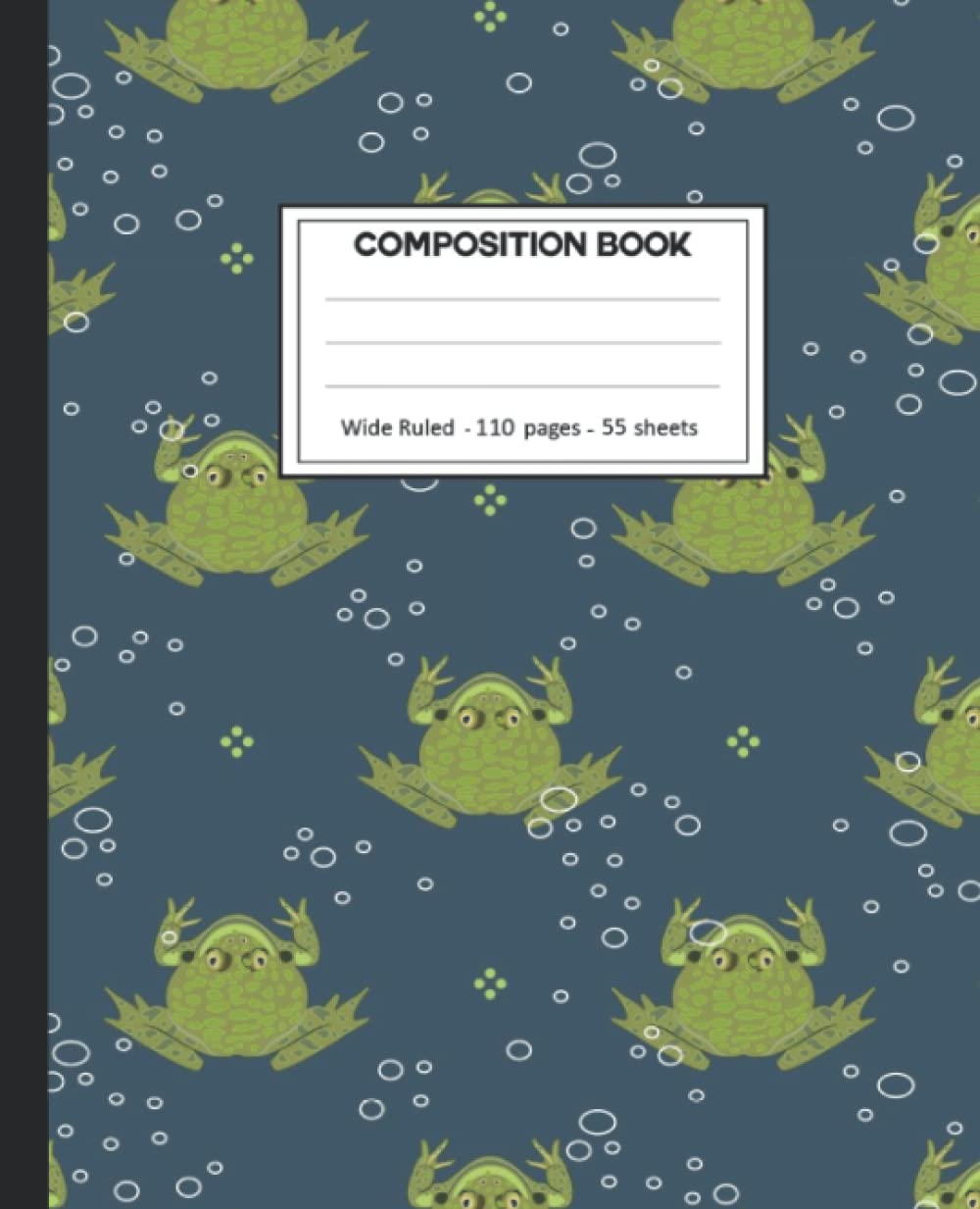 Composition Notebook: College Ruled: 110+ Lined Pages Writing Journal: Toad on White. baixar o livro de graça