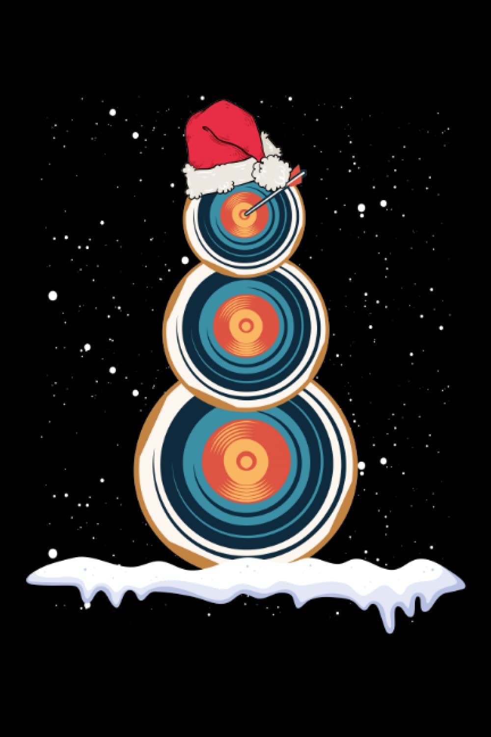 ler totalmente Christmas archery target snowman: Dot Grid Jounal ToDo Exercise Book or Diary 6" x 9" (15.24 x 22.86 cm) 120 pages