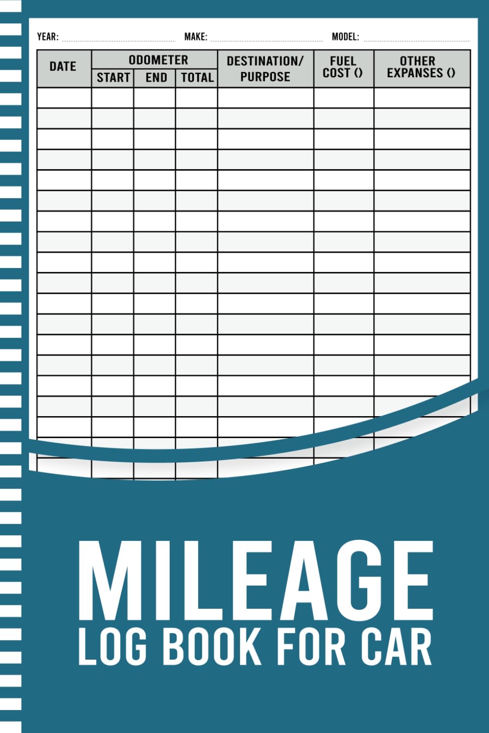 capítulo por capítulo baixar Mileage Log Book For Car: Auto Mileage Journal, Odometer Tracker Logbook With Fuel Cost And Expenses For Small Business Or Personal Taxes (120 Pages)