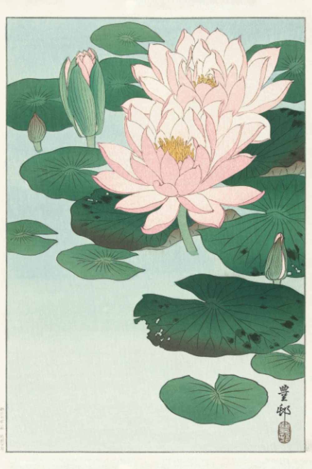 capítulo por capítulo baixar Journal: Vintage Japanese Art - “Water Lily" (1920-1930) by Ohara Koson: Vintage Artwork - Journal, Notebook, Diary - 120 Lined Pages - 6x9”