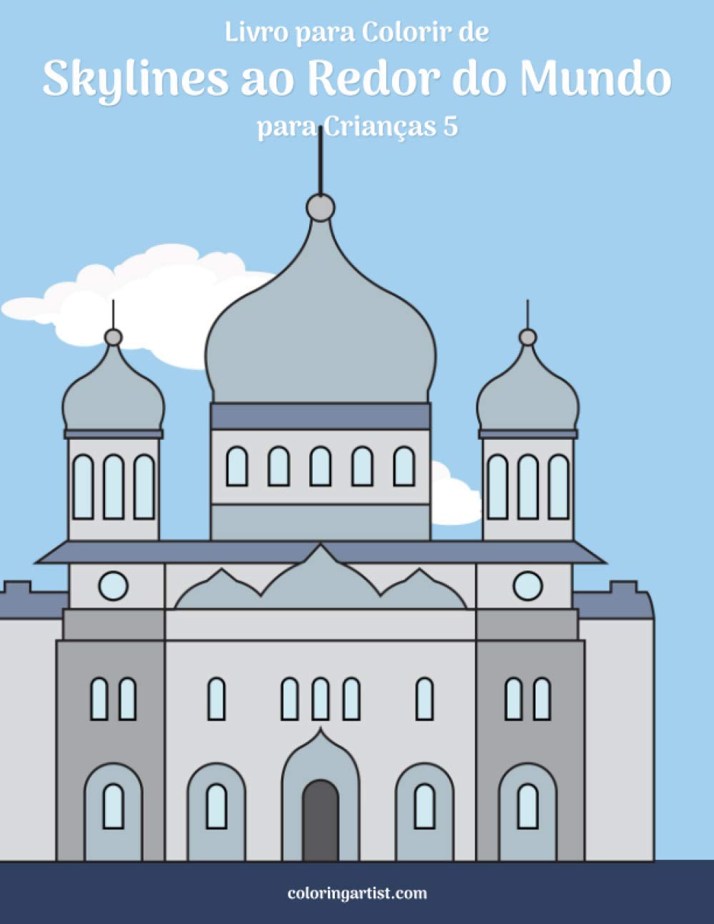 Livro para Colorir de Skylines ao Redor do Mundo para Crianças 5 baixar livro de graça